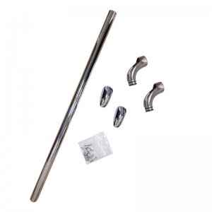 AKW Smartcare shower riser rail set assembly - chrome (14-012-066) - main image 1