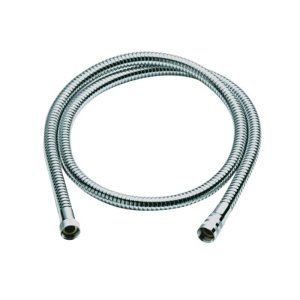 Aqualisa Easyclean 1.25m Ribbed Shower Hose - Chrome (ERH12501) - main image 1