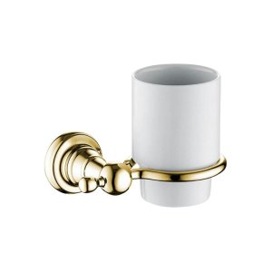 Bristan 1901 Tumbler & Holder - Gold (N2 HOLD G) - main image 1