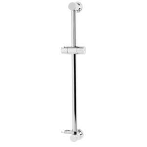 Bristan Casino Riser Rail with Fixed Position Brackets - Chrome (CAS RRAIL01 C) - main image 1