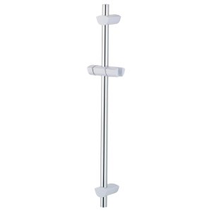 Bristan Evo Riser Rail with Adjustable Fixing Brackets - White/Chrome (EVC ADR01 WC) - main image 1