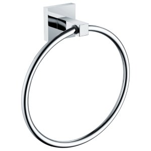 Bristan Square Towel Ring - Chrome (SQ RING C) - main image 1