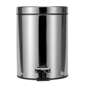 Croydex Britannia Five Litre Pedal Bin - Chrome (QA107305) - main image 1