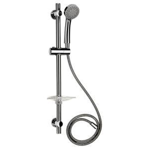 Croydex Essentials Three Function Shower Set - Set of 3 - Chrome (AM169341B) - main image 1