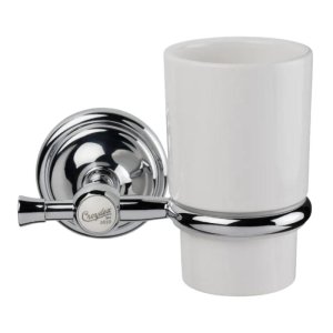 Croydex Flexi-Fix 1919 Range Tumbler and Holder - Chrome (QM301841) - main image 1