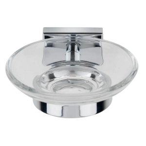 Croydex Flexi-Fix Chester Soap Dish and Holder - Chrome (QM441941) - main image 1