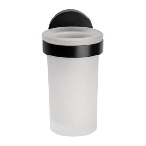 Croydex Flexi-Fix Epsom Black Tumbler and Holder (QM481821) - main image 1