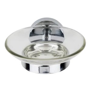 Croydex Flexi-Fix Epsom Soap Dish and Holder - Chrome (QM481941) - main image 1