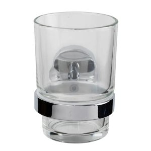 Croydex Flexi-Fix Epsom Tumbler and Holder - Chrome (QM481841) - main image 1