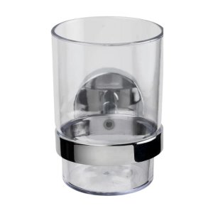 Croydex Flexi-Fix Romsey Tumbler and Holder - Chrome (QM741841) - main image 1