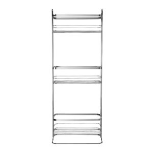 Croydex Free Standing Three Tier Storage Basket - Chrome (QM264041) - main image 1