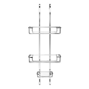 Croydex Hook Over Three Tier Basket - Chrome (QM264341) - main image 1