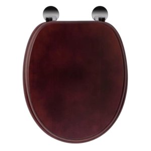 Croydex Mahogany Flexi-Fix Toilet Seat (WL602252H) - main image 1