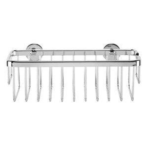 Croydex Slimline Aluminium Cosmetic Basket - Chrome (QM780641) - main image 1