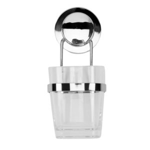 Croydex Stick 'N' Lock Tumbler and Holder - Chrome (QM291841) - main image 1