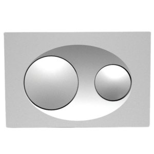 Fluidmaster T-Series Orbi Dual Flush ABS Plate - Matt Chrome (P40-0110-0240) - main image 1