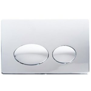 Fluidmaster T-Series Tactile Dual Flush ABS Plate - Gloss Chrome (P61-0120-0240) - main image 1