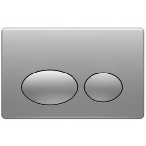 Fluidmaster T-Series Tactile Dual Flush ABS Plate - Matt Chrome (P61-0110-0240) - main image 1