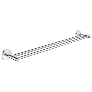 Grohe Essentials Double Towel Rail - Chrome (40802001) - main image 1