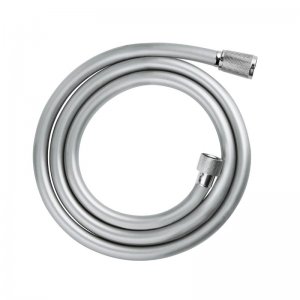 Grohe Relexaflex 1.50m pvc shower hose - satin chrome smooth (28151001) - main image 1