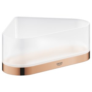 Grohe Selection Corner Shower Tray With Holder - Warm Sunset (41038DA0) - main image 1