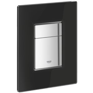 Grohe Skate Cosmopolitan Flush Plate - Velvet Black (38845KS0) - main image 1