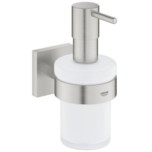 Grohe Start Cube Soap Dispenser With Holder - Supersteel (41098DC0) - main image 1