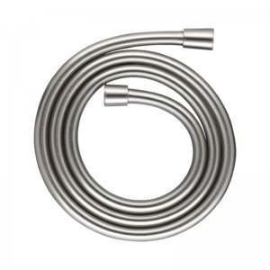 hansgrohe Isiflex 1.60m Plastic Shower Hose - Stainless Steel Optic (28276800) - main image 1