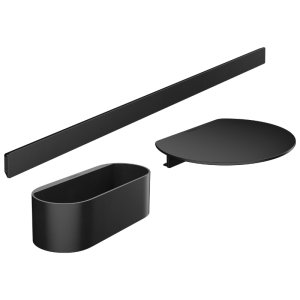 Hansgrohe WallStoris Bathtub Bundle - Matt Black (27966670) - main image 1