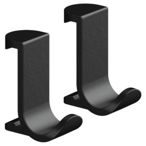 Hansgrohe WallStoris Wide Towel Hook - Matt Black (27914670) - main image 1