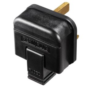 Masterplug 13A Heavy Duty Rubber Plug - Black (HDPT13B-01) - main image 1