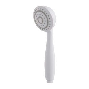 MX Lunar single spray shower head - white (HCC) - main image 1