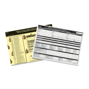 Regin Oil Firing Service & Commissioning Record Pad (REGPO11) - main image 1