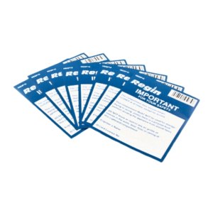 Regin Warning Compartment Sticker - 8 Per Pack (REGP15) - main image 1