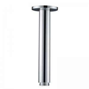 Triton 200mm circular ceiling arm - chrome (TSARMCIR200V) - main image 1