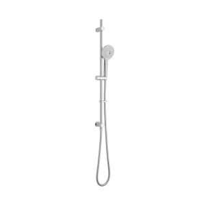 Vado Ora Round 3 Function Slide Rail Shower Kit With Outlet - Chrome (ORA-MFSRKWO-RO-CP) - main image 1