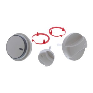 Vaillant Control Knob - Grey - Pack Of 3 (0020048969) - main image 1