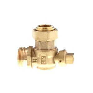 Vokera Heating Return Valve - Brass (1789) - main image 1