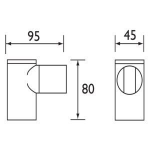 Bristan fixed handset holder (WB101 C) - main image 2