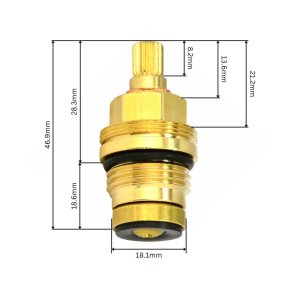 Bristan flow cartridge (000190000-032) - main image 2