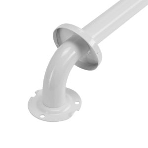 Croydex 450mm Stainless Steel Grab Bar - White (AP501122) - main image 2