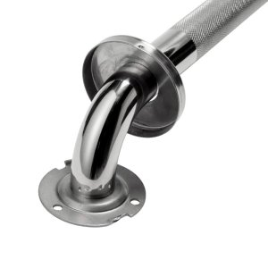 Croydex 600mm Stainless Steel Grab Bar With Anti-Slip Grip - Chrome (AP500741) - main image 2