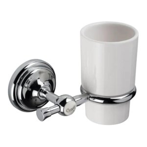 Croydex Flexi-Fix 1919 Range Tumbler and Holder - Chrome (QM301841) - main image 2