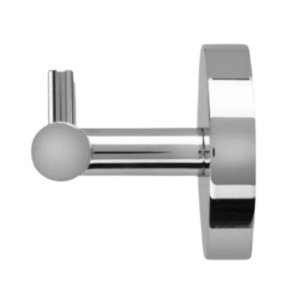 Croydex Flexi-Fix Britannia Double Robe Hook - Chrome (QM589141) - main image 2