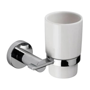 Croydex Flexi-Fix Metra Tumbler and Holder - Chrome (QM541841) - main image 2