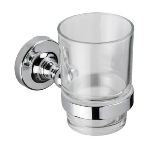 Croydex Flexi-Fix Worcester Tumbler and Holder - Chrome (QM461841) - main image 2