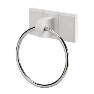 Croydex Portland Towel Ring - White Wood (WA991522) - main image 2