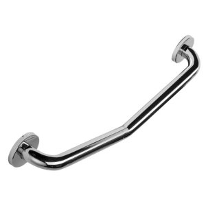 Croydex Stainless Steel Angled Grab Bar - Chrome (AP501341) - main image 2