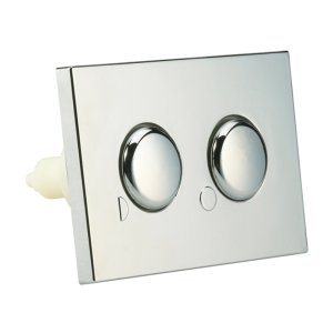 Twyford Dual Flush Mini Plate - Chrome Plated (CF9032CP) - main image 2