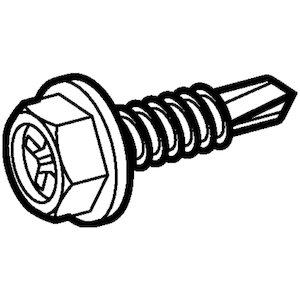 Geberit hexagonal self-tapping screw (111.892.00.1) - main image 2